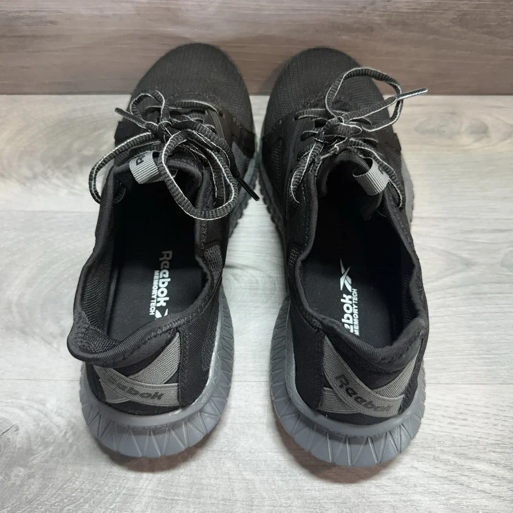 Reebok Flexagon 3.0 Women's Shoe Size 7.5 Composite Toe Work Sneakers Black EUC